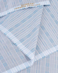 Donear Ice Blue Dobby Shirting Fabric