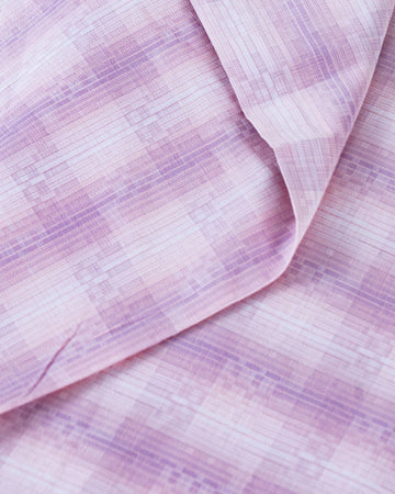 Donear Lavender Check Shirting Fabric