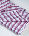 Donear Mauve Check Shirting Fabric