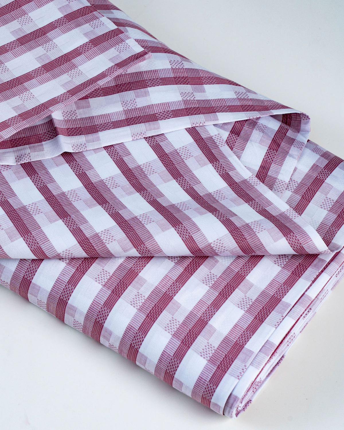 Donear Mauve Check Shirting Fabric