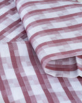 Donear Mauve Check Shirting Fabric