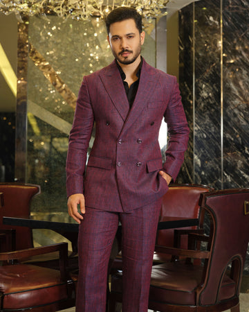 Premium European Linen Suiting Fabric