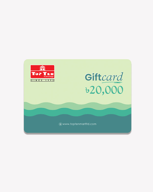 Prepaid gift card 20000