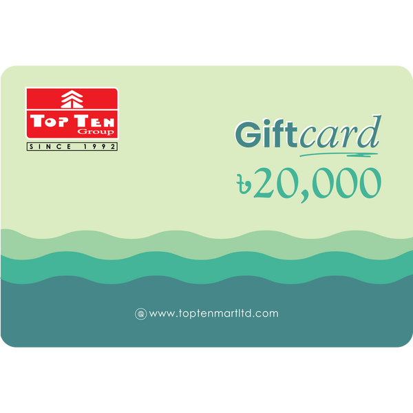 Prepaid gift card 20000